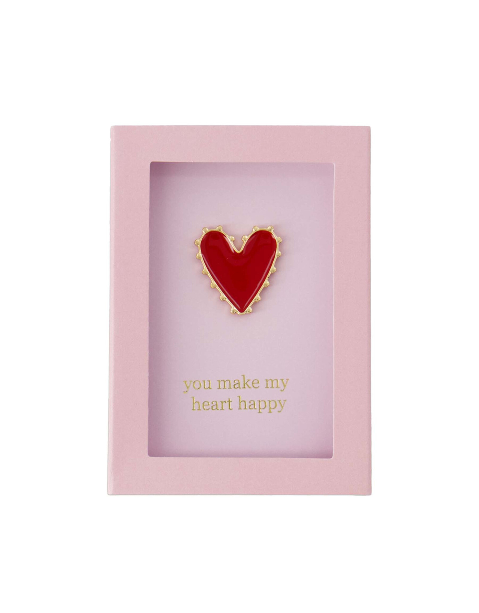 Zusss Broche in doosje You make my heart happy - Zusss