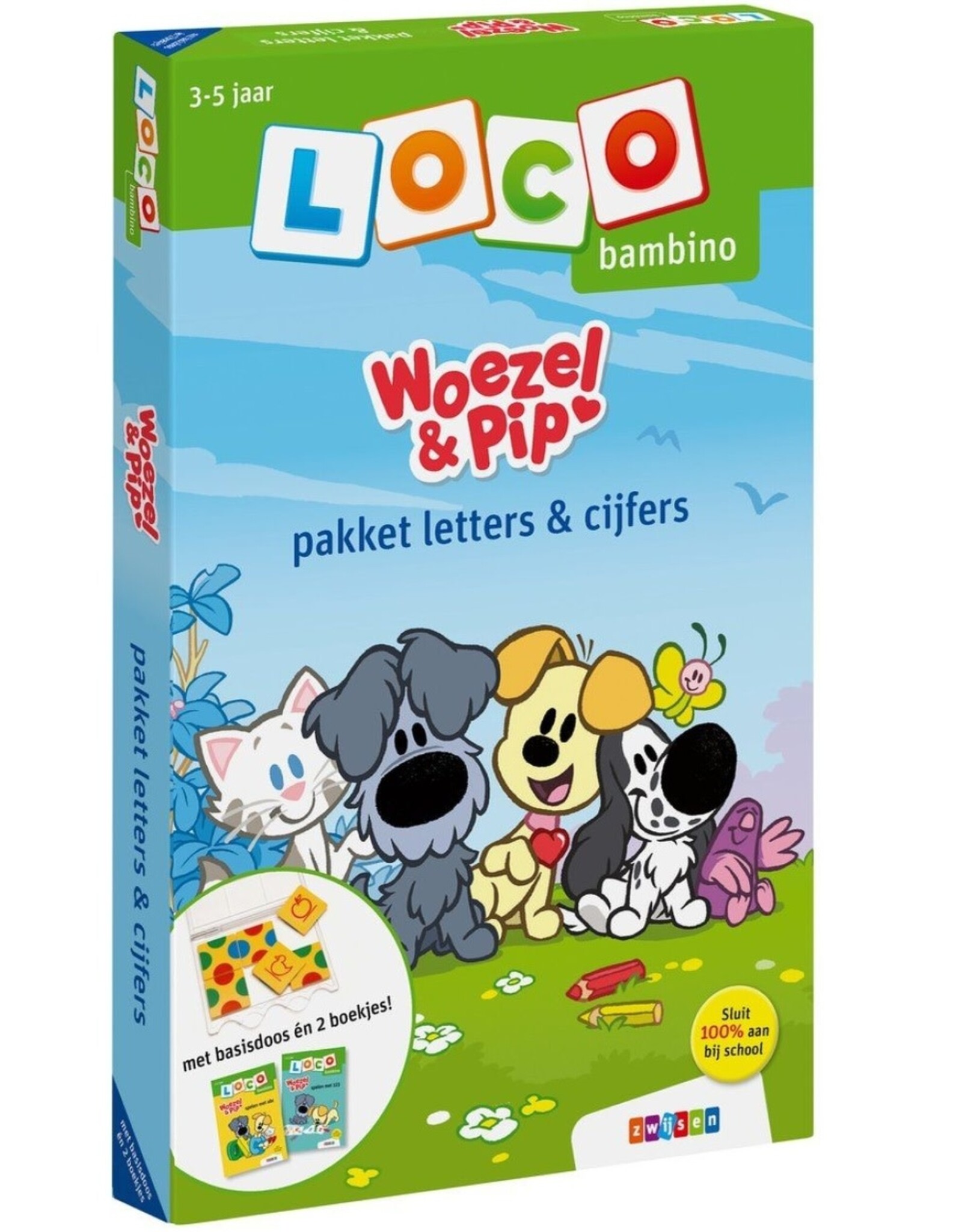 Loco Bambino Woezel & Pip pakket letters & cijfers
