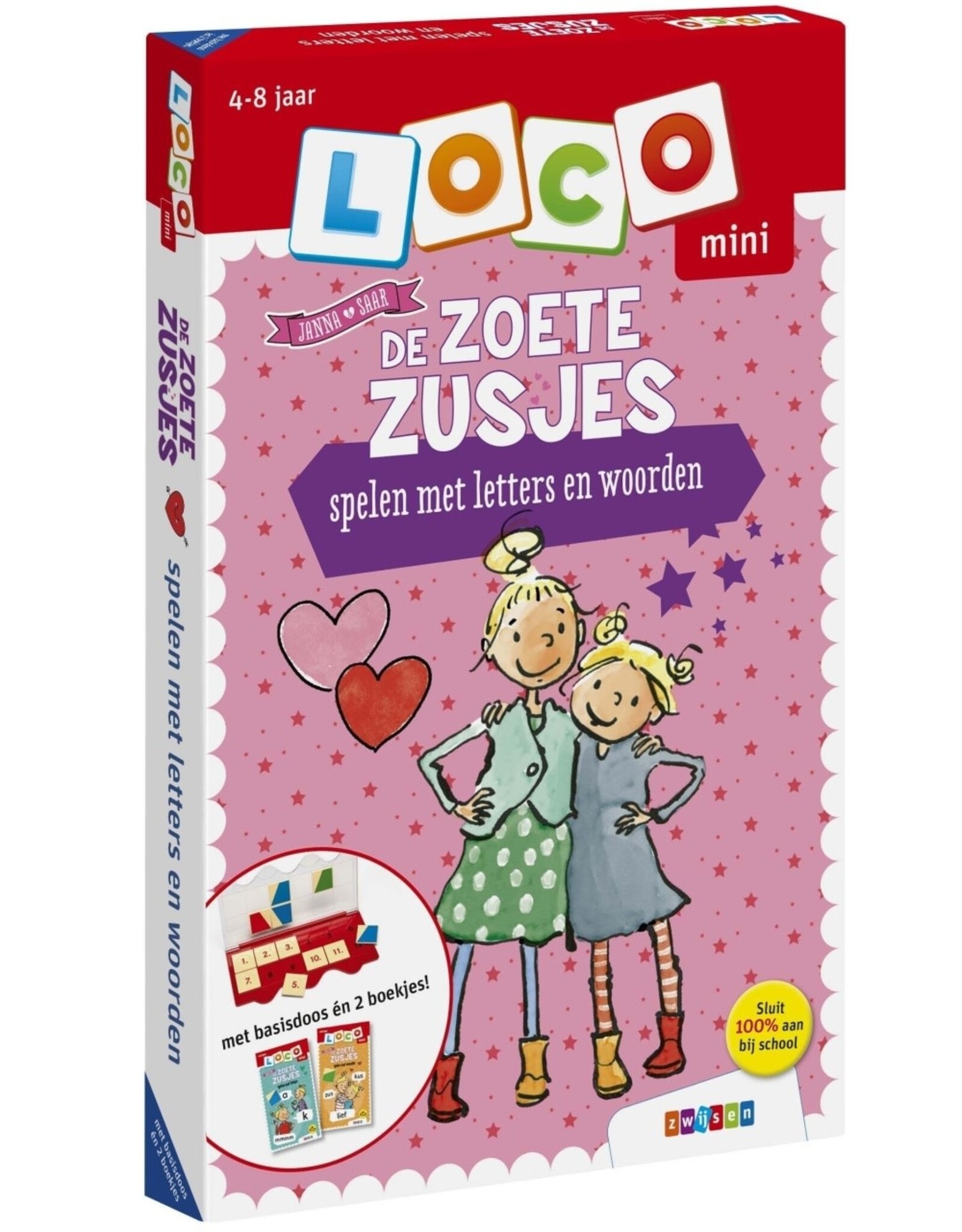 Loco Mini De Zoete Zusjes- Spelen met letters en woorden