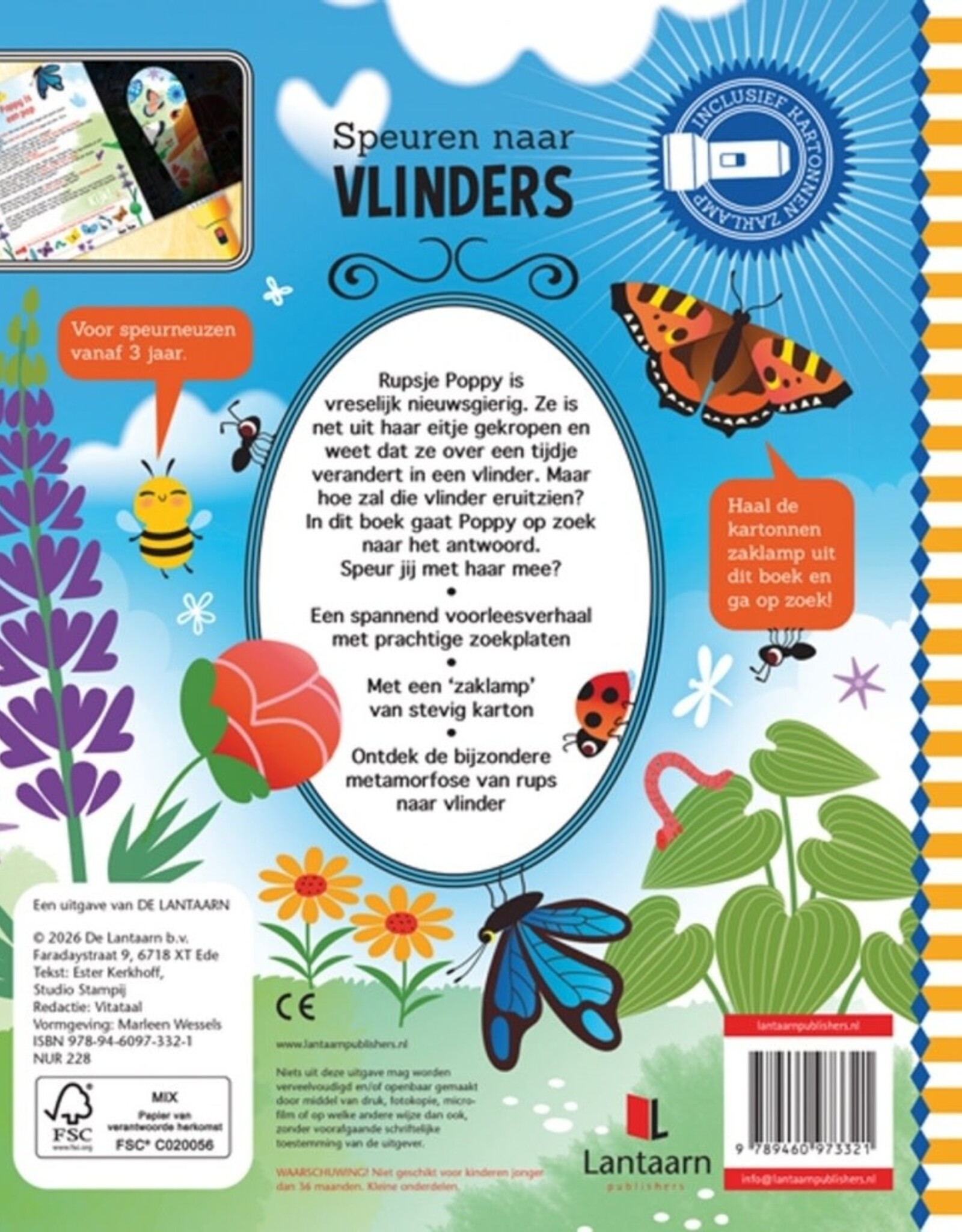 Zaklampboek - Speuren naar Vlinders
