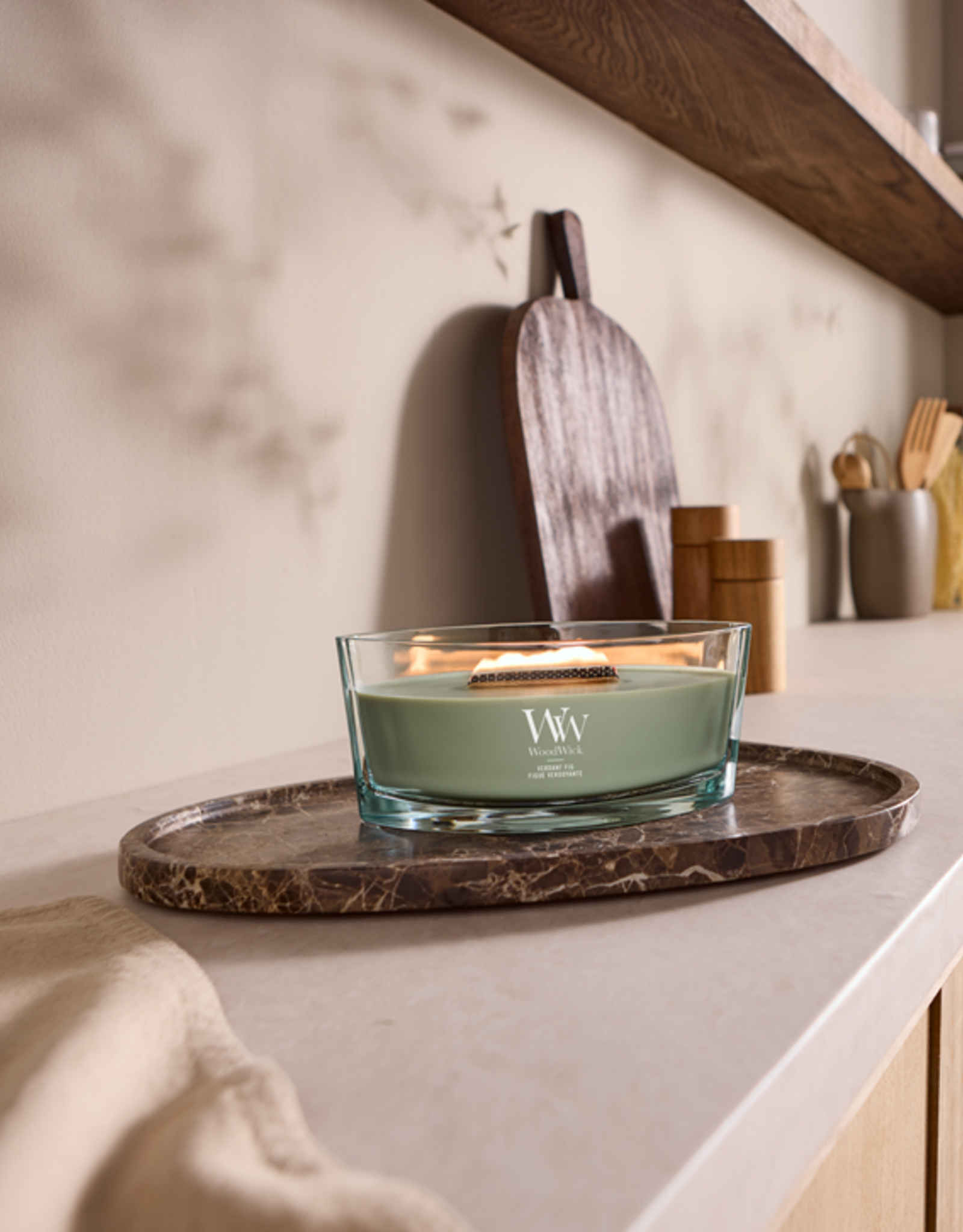 WoodWick Kaars WoodWick "Verdant Fig" Ellipse - WoodWick