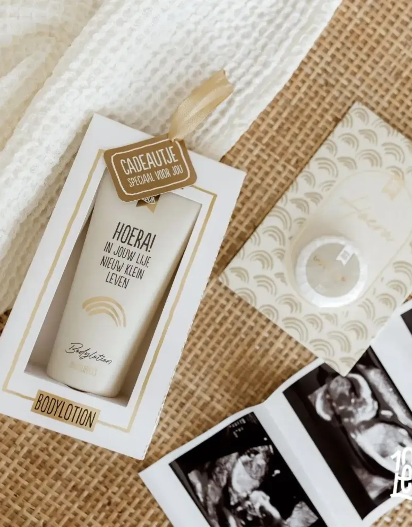 100% Leuk Bodylotion in cadeauverpakking "Nieuw Klein Leven" - 100% Leuk