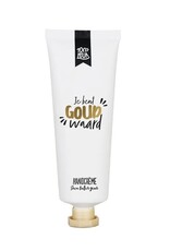 100% Leuk Handcrème tube 75ML "Je bent goud waard" - 100% Leuk