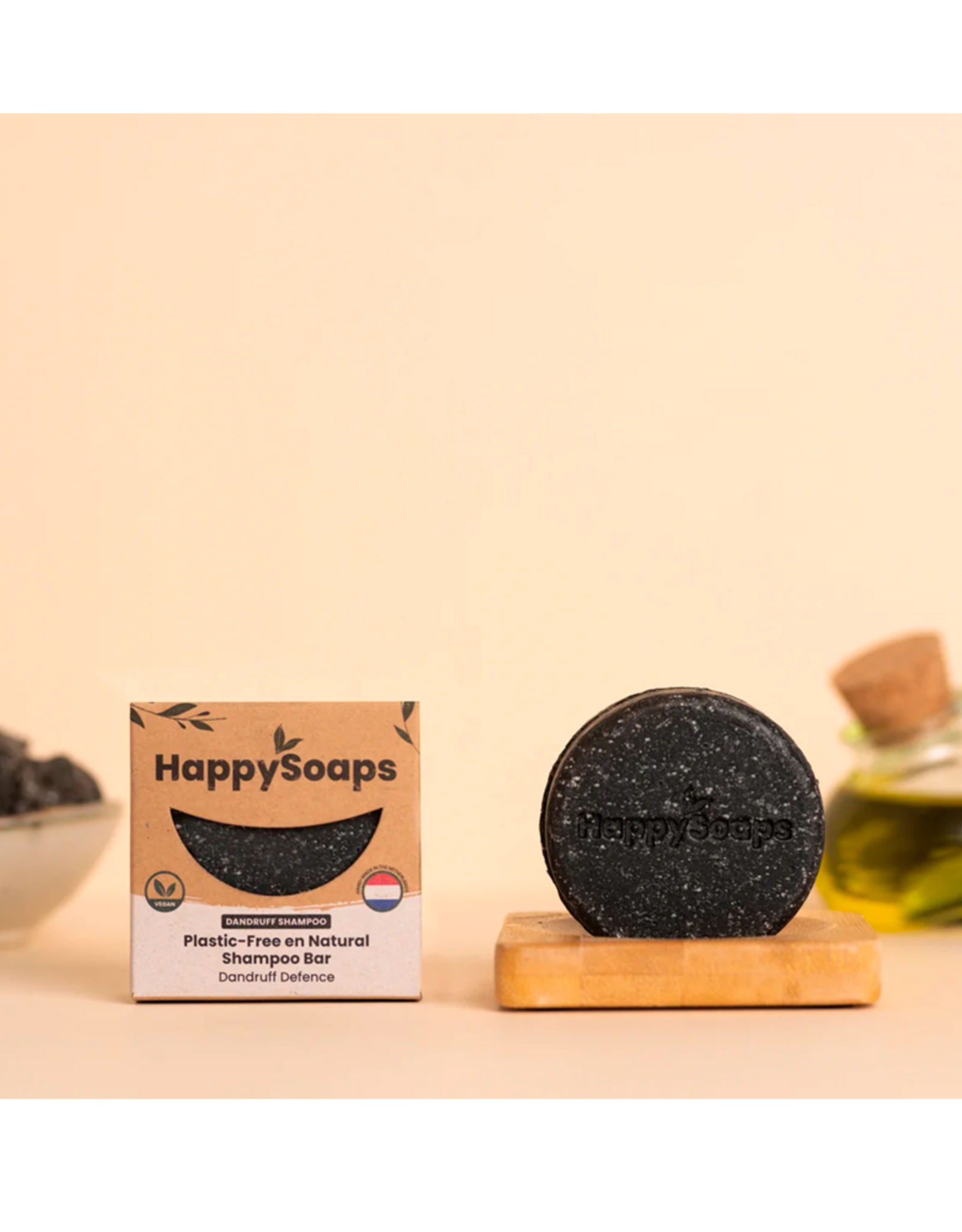 HappySoaps Shampoo Bar Dandruff Defence Anti Roos 70gram - HappySoaps
