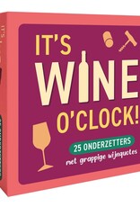 Deltas It's WINE o'clock! - 25 onderzetters