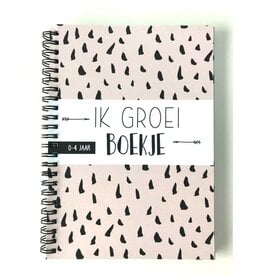 Ik Groei Boekje 0-4 Jaar roze - Pepermints