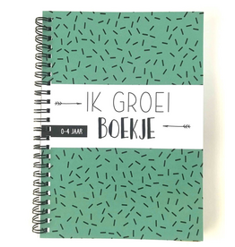 Ik Groei Boekje 0-4 Jaar groen - Pepermints