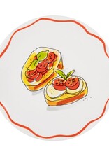Blond Amsterdam Bord 18cm Bruschetta "Pasta" - Blond Amsterdam