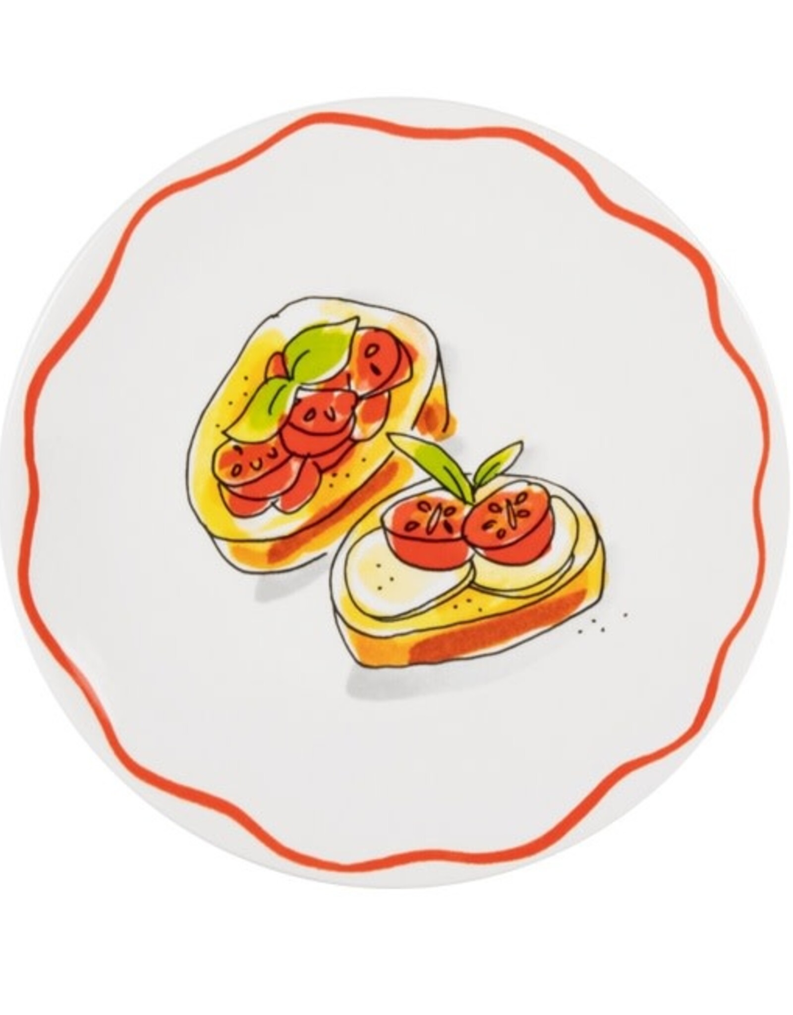 Blond Amsterdam Bord 18cm Bruschetta "Pasta" - Blond Amsterdam