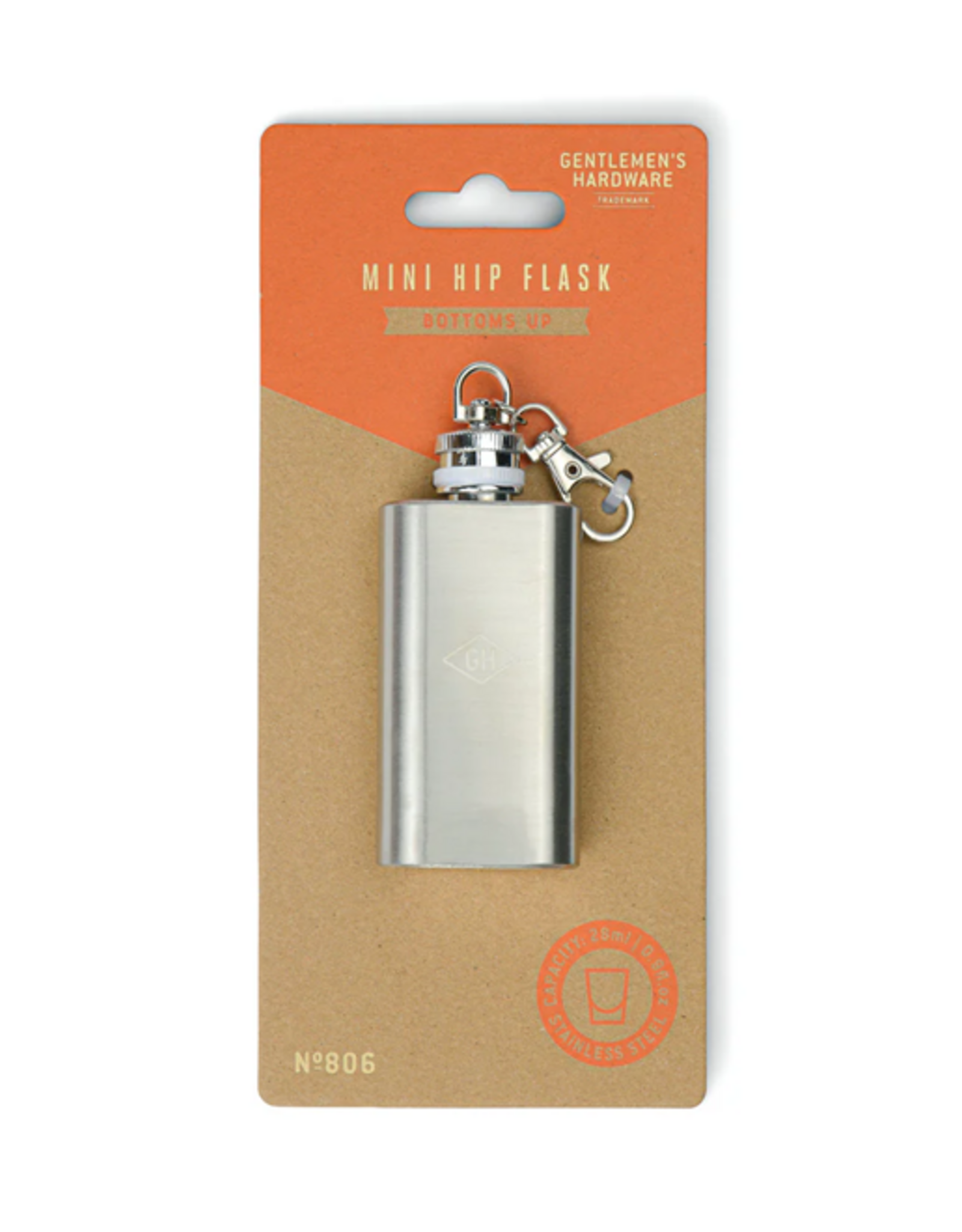 Gentlemens's Hardware Mini Hip Flask - Gentlemen's Hardware