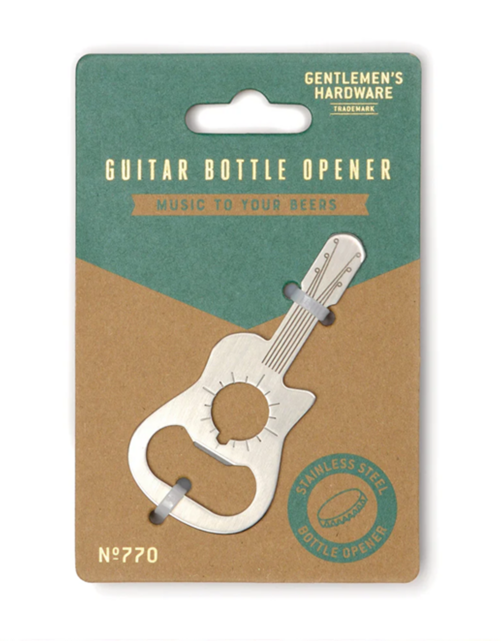 Gentlemens's Hardware Mini Guitar Bottle Opener - Gentlemen's Hardware