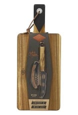 Gentlemens's Hardware Cheese & Wine Set with Knife & Bottle Opener - Gentlemen's Hardware