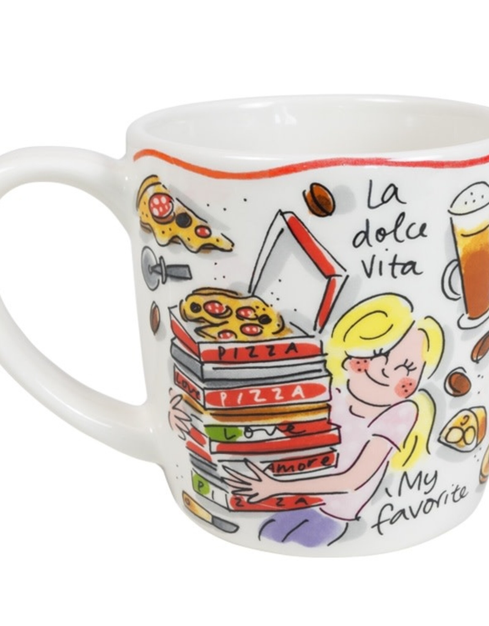 Blond Amsterdam Cappuccino Beker 0,5L "Pasta" - Blond Amsterdam