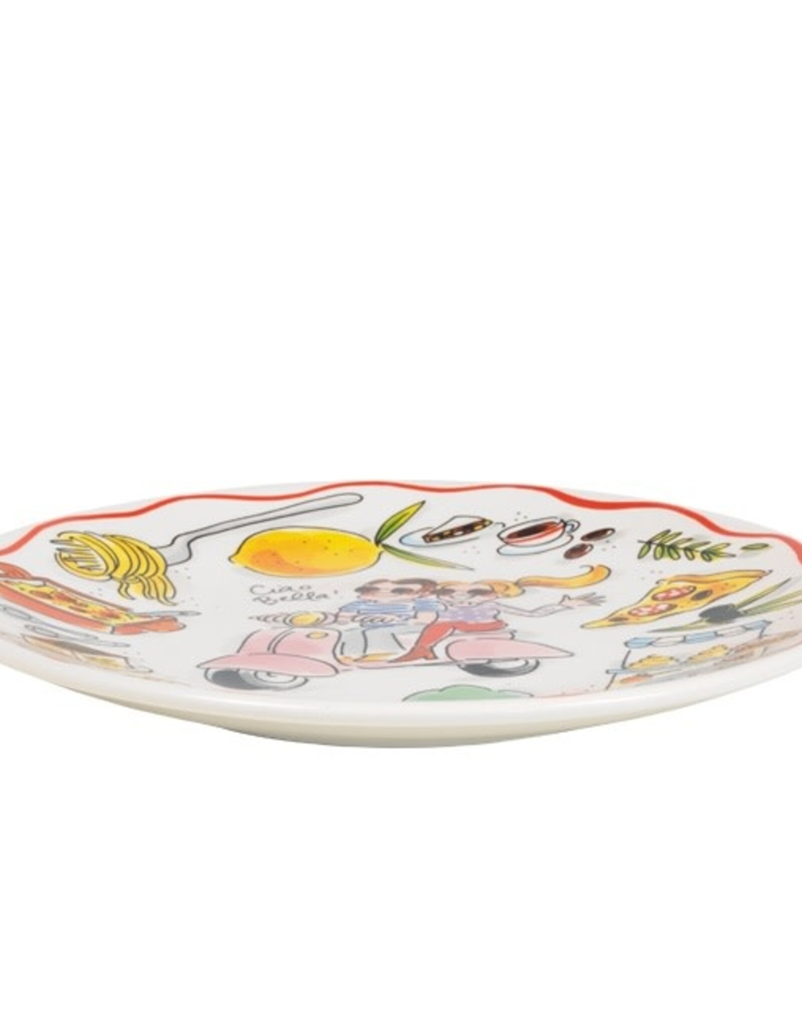 Blond Amsterdam Bord 22cm Italia "Pasta" - Blond Amsterdam
