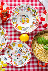 Blond Amsterdam Bord 22cm Italia "Pasta" - Blond Amsterdam