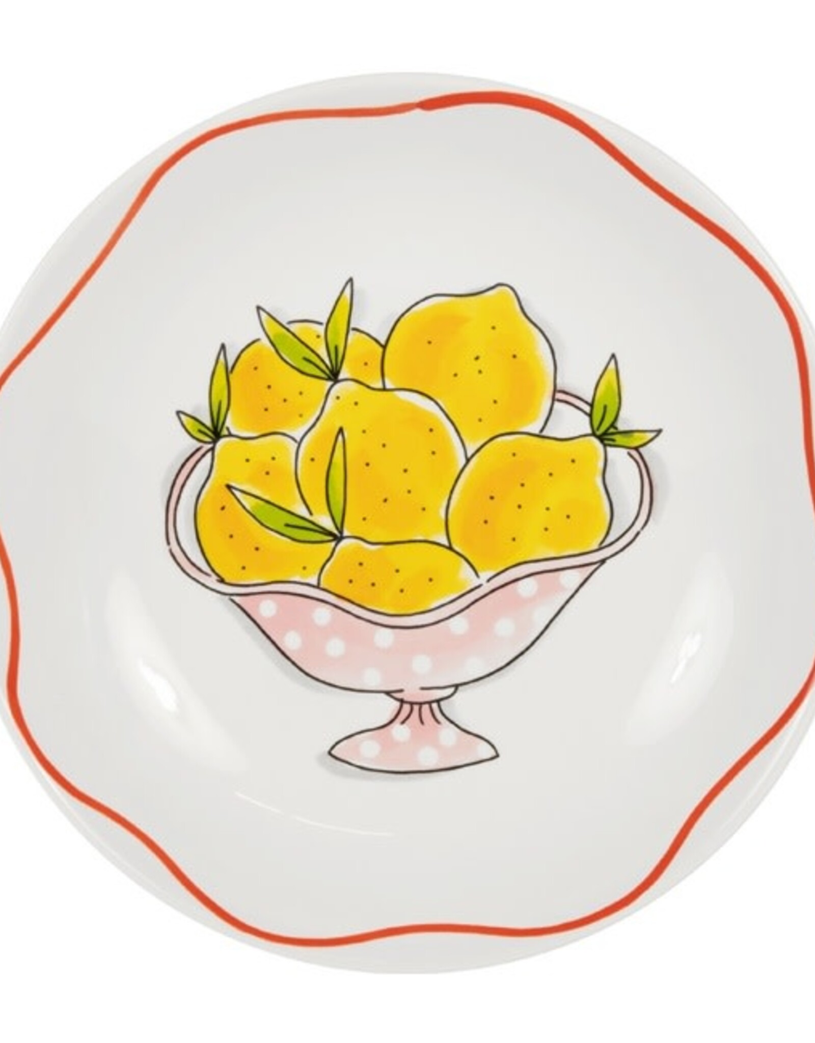 Blond Amsterdam Diep Bord 23cm Lemon "Pasta" - Blond Amsterdam