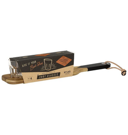 Gentlemens's Hardware Serving Paddle & Shot Glasses - Gentlemen's Hardware