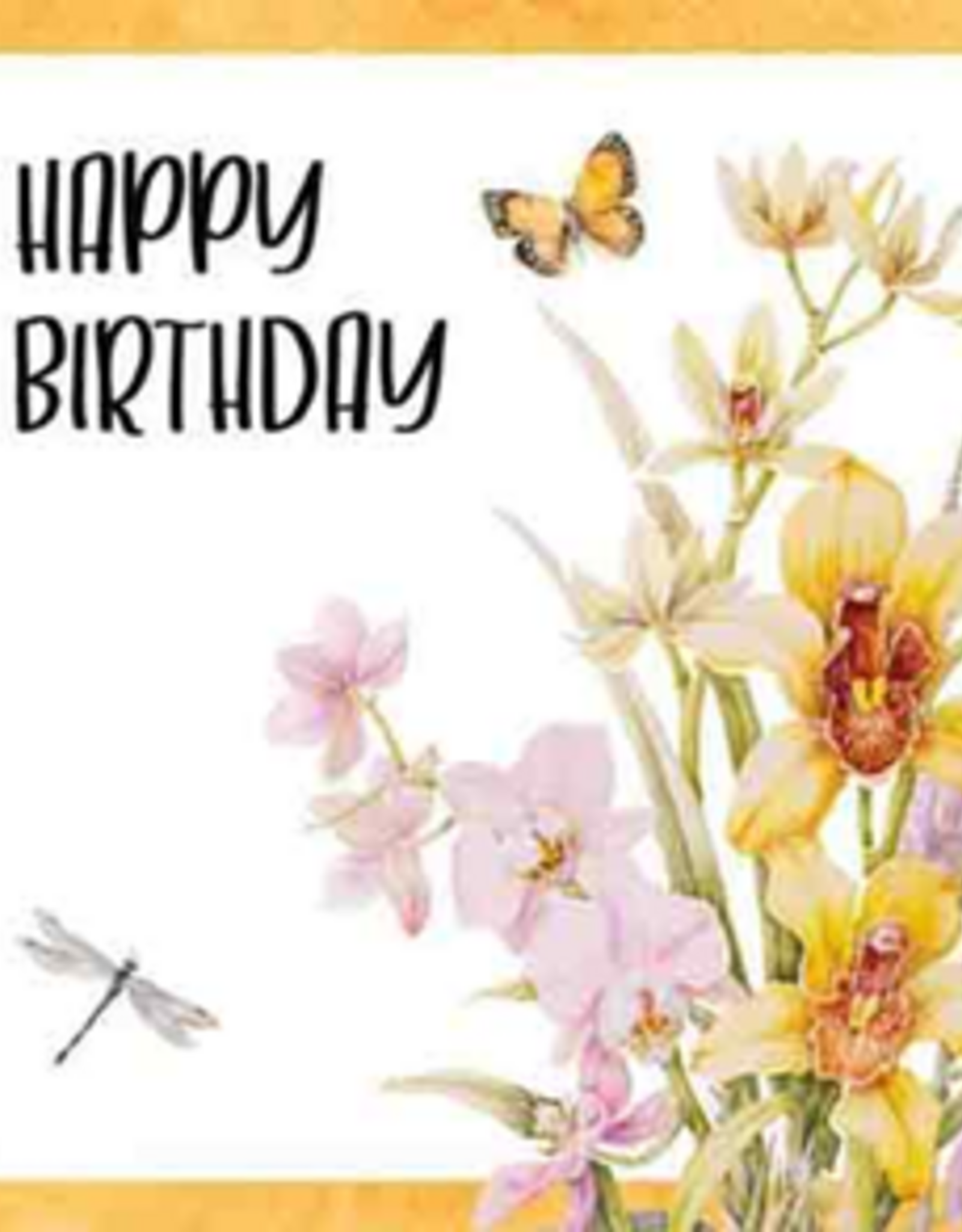 Happy Birthday - Wenskaart Janneke Brinkman