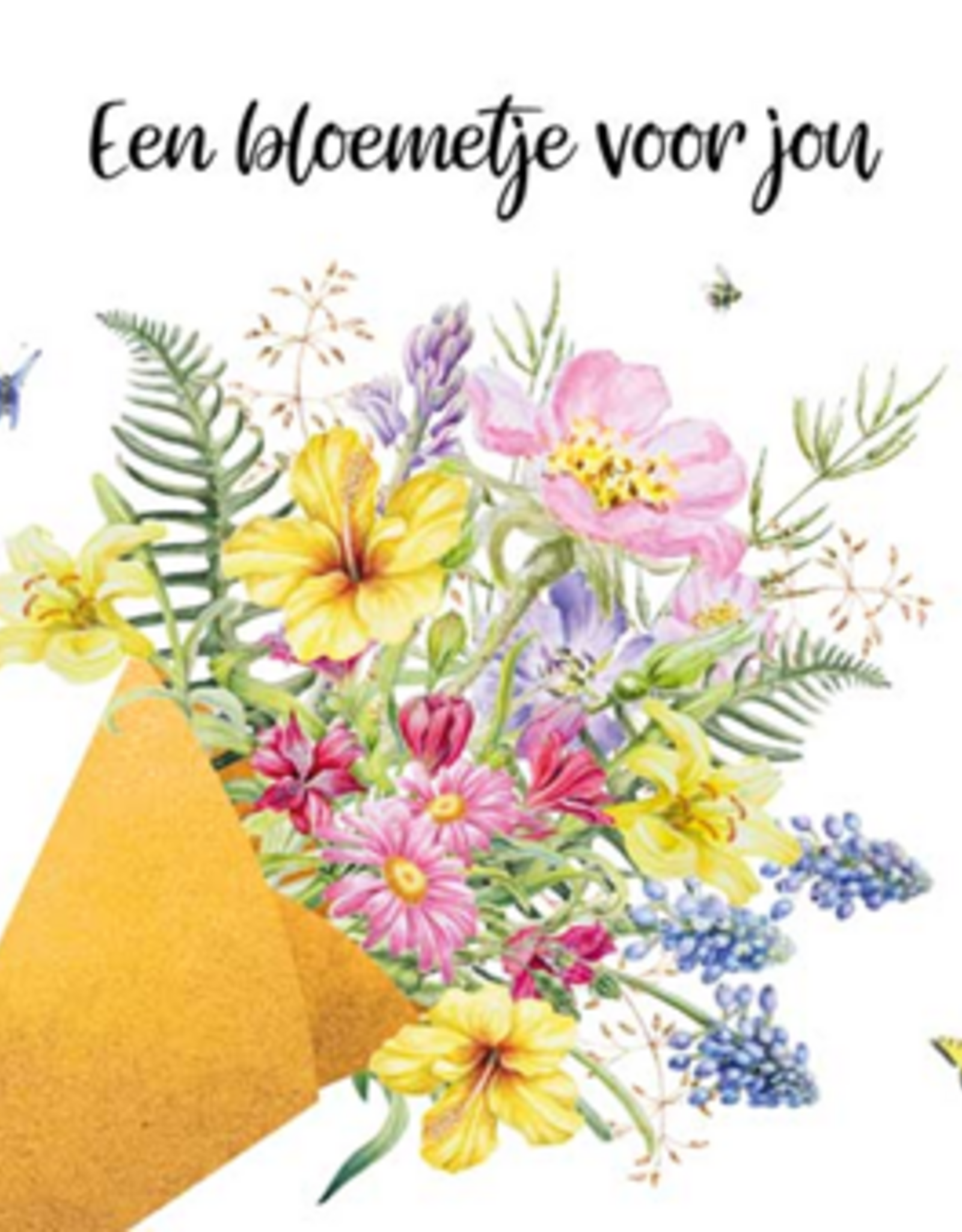 Wenskaart Een Bloemetje voor Jou -  Janneke Brinkman