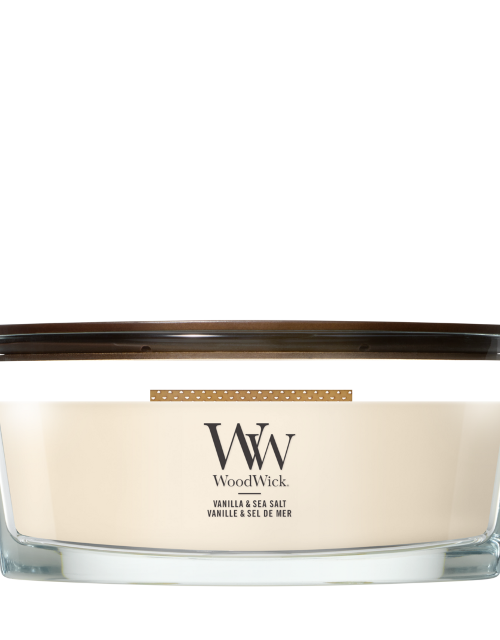 WoodWick Kaars WoodWick "Vanilla & Sea Salt" Ellipse - WoodWick