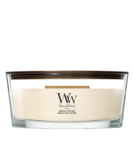 WoodWick Kaars WoodWick "Vanilla & Sea Salt" Ellipse - WoodWick