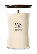 WoodWick Kaars WoodWick "Vanilla & Sea Salt" Large - WoodWick