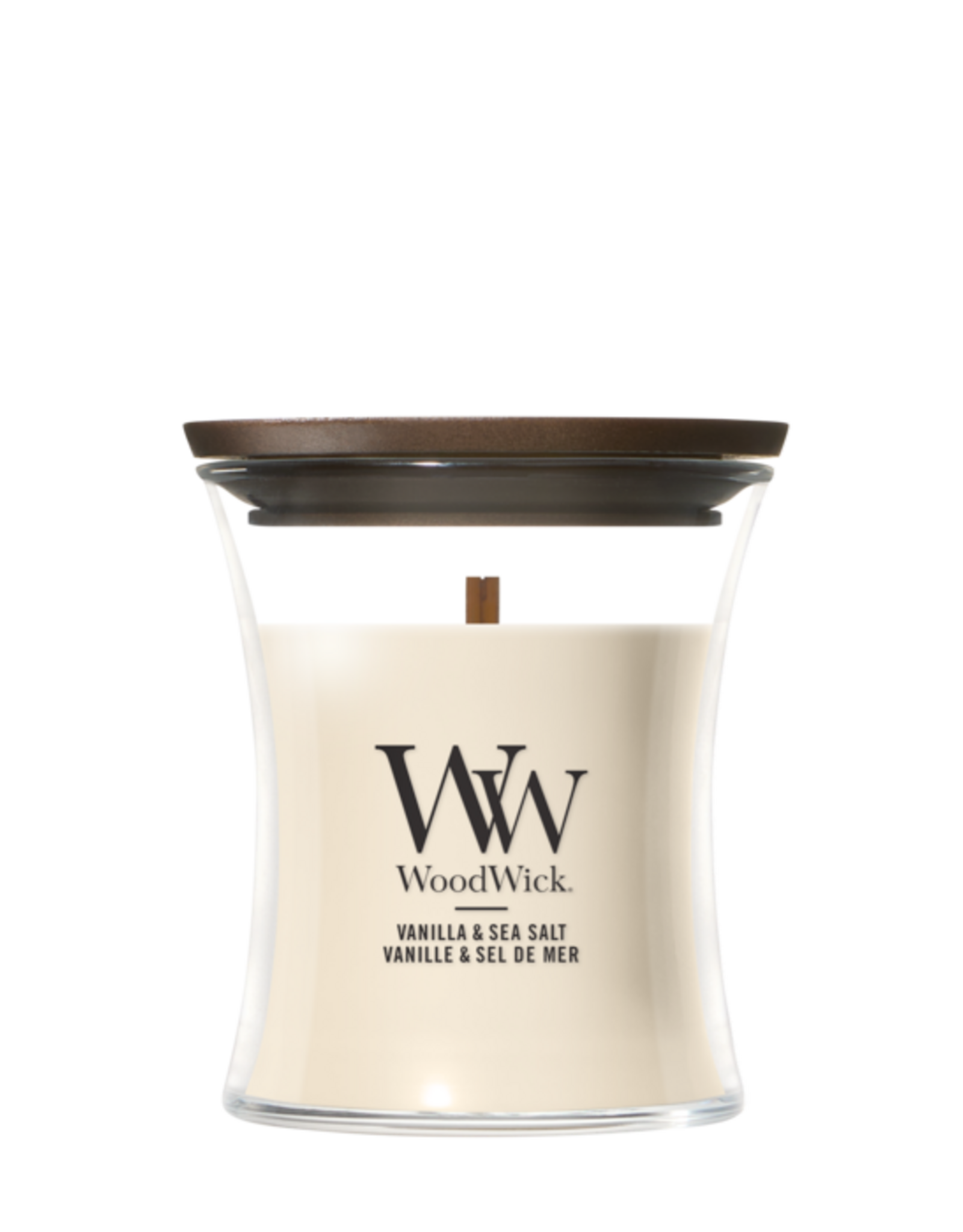WoodWick Kaars WoodWick "Vanilla & Sea Salt" Mini - WoodWick