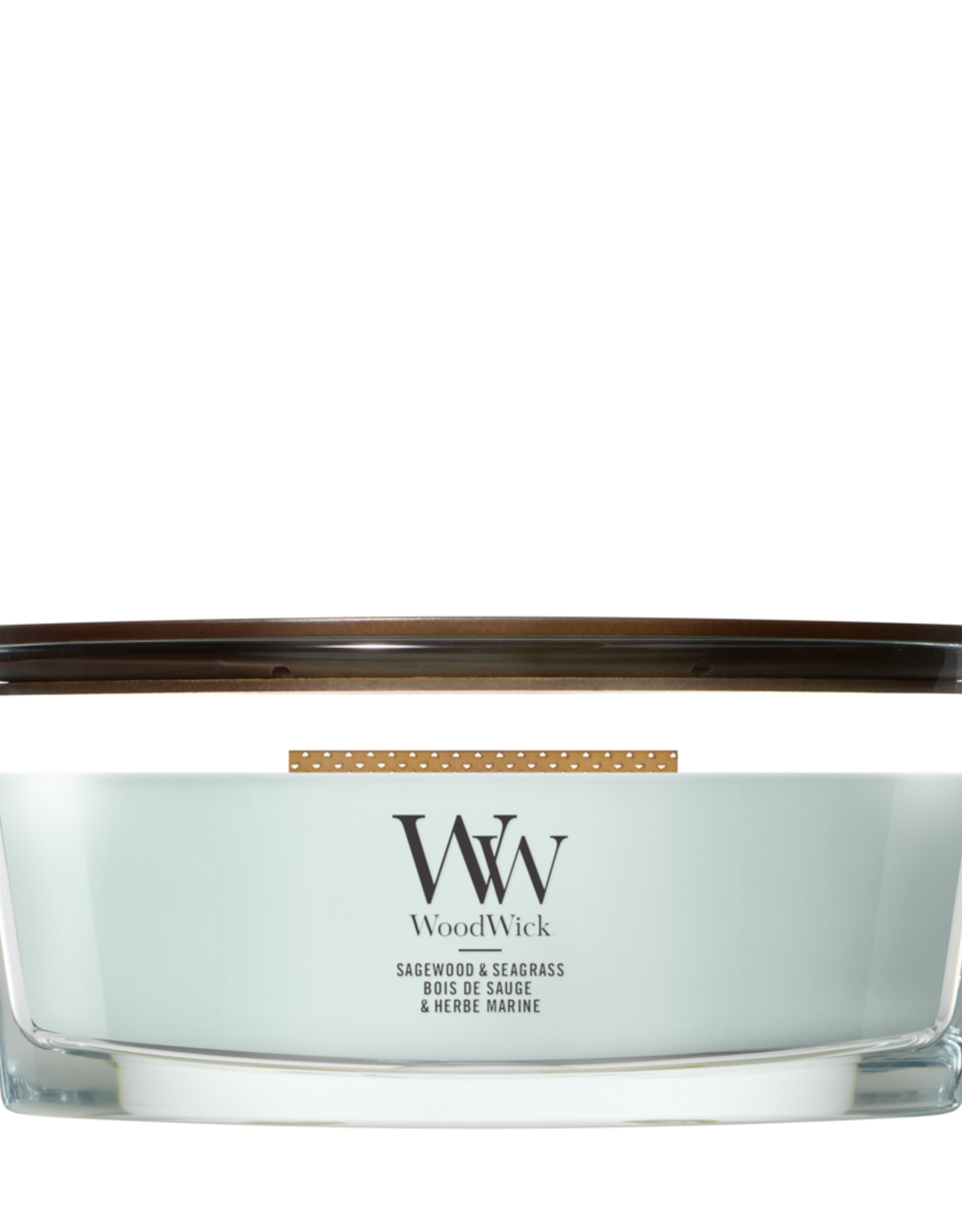 WoodWick Kaars WoodWick "Sagewood & Seagrass" ellipse - WoodWick