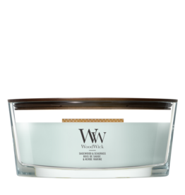 WoodWick Kaars WoodWick "Sagewood & Seagrass" ellipse - WoodWick