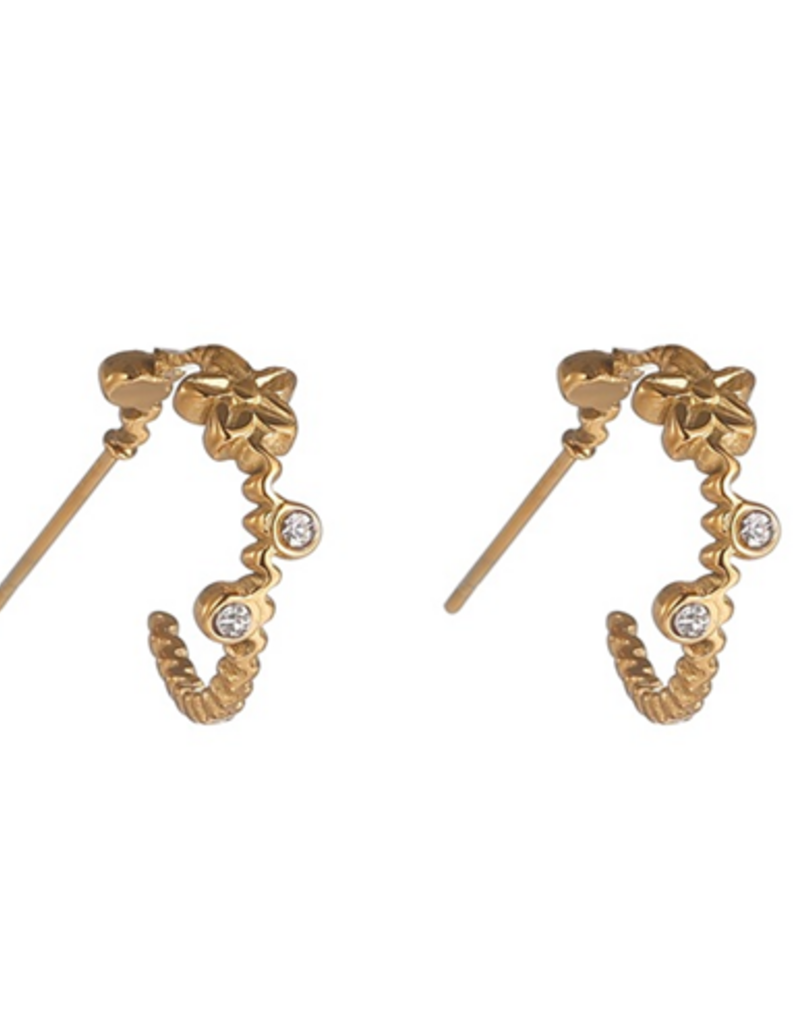 Day & Eve by Go Dutch Label Oorbellen (E61122-2) 14K goud - Day & Eve by Go Dutch Label