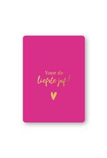 Cadeaukaartje A7 - Voor de Liefste Juf!