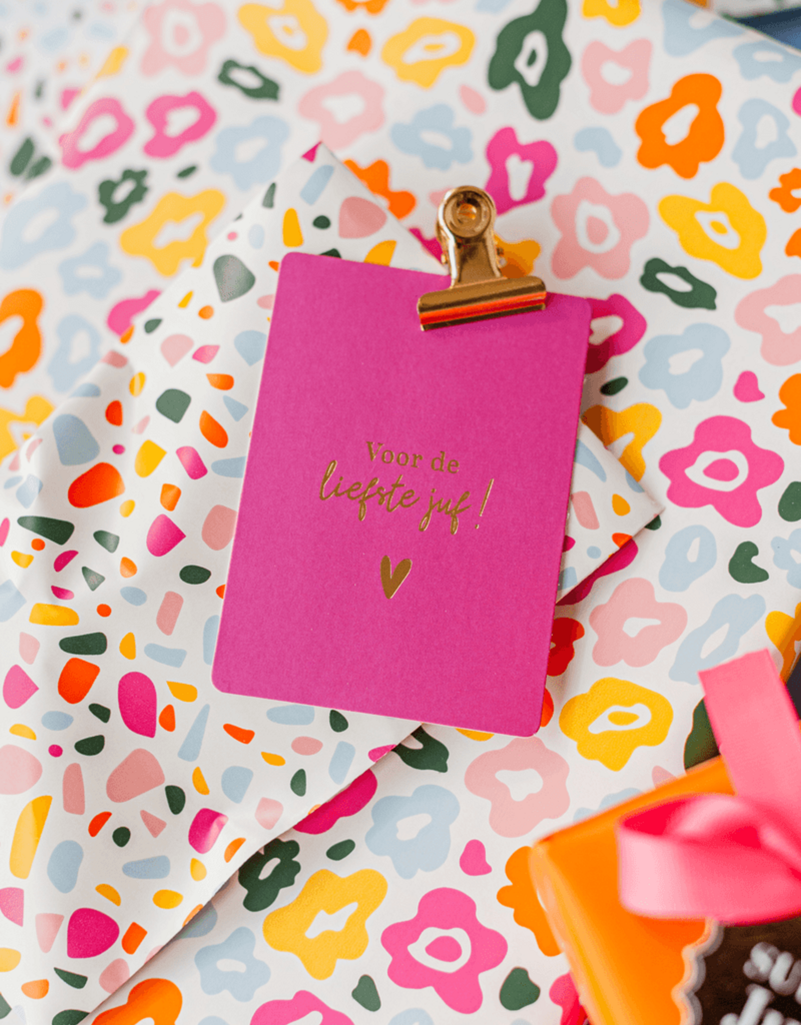 Cadeaukaartje A7 - Voor de Liefste Juf!