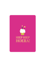 Cadeaukaartje A7 - Hiep Hiep Hoera!