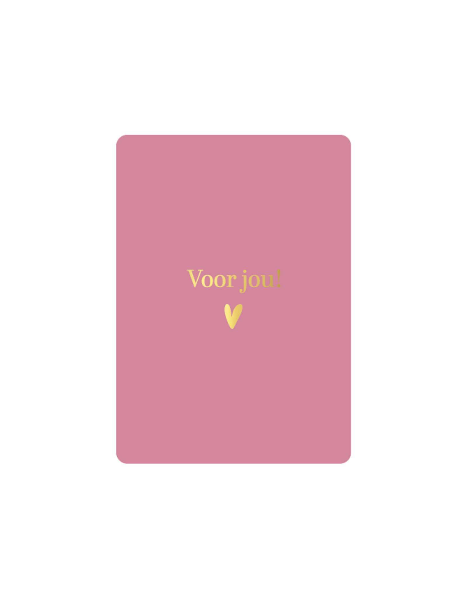 Cadeaukaartje A7 - Voor Jou