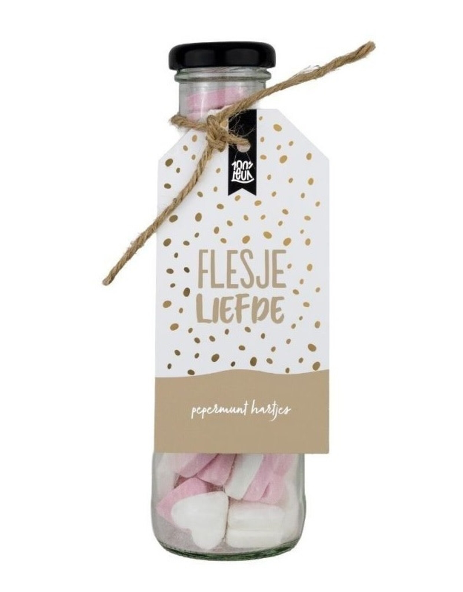 100% Leuk Flesje Liefde - 100% Leuk