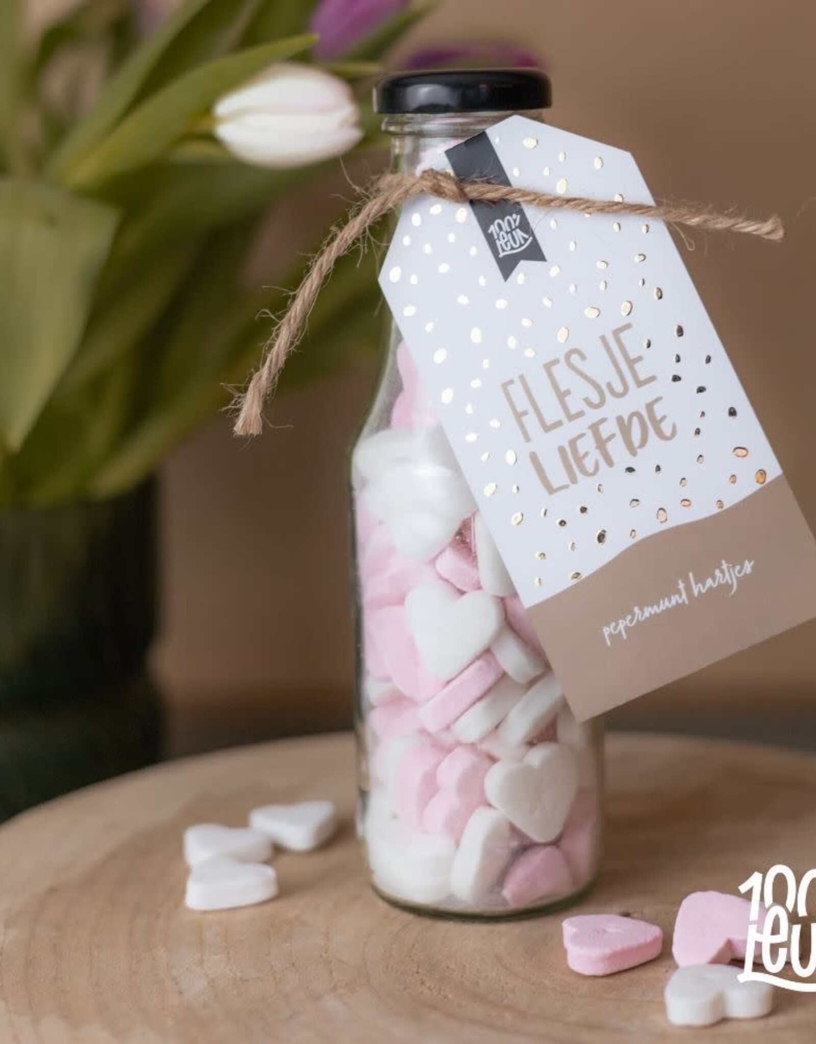 100% Leuk Flesje Liefde - 100% Leuk