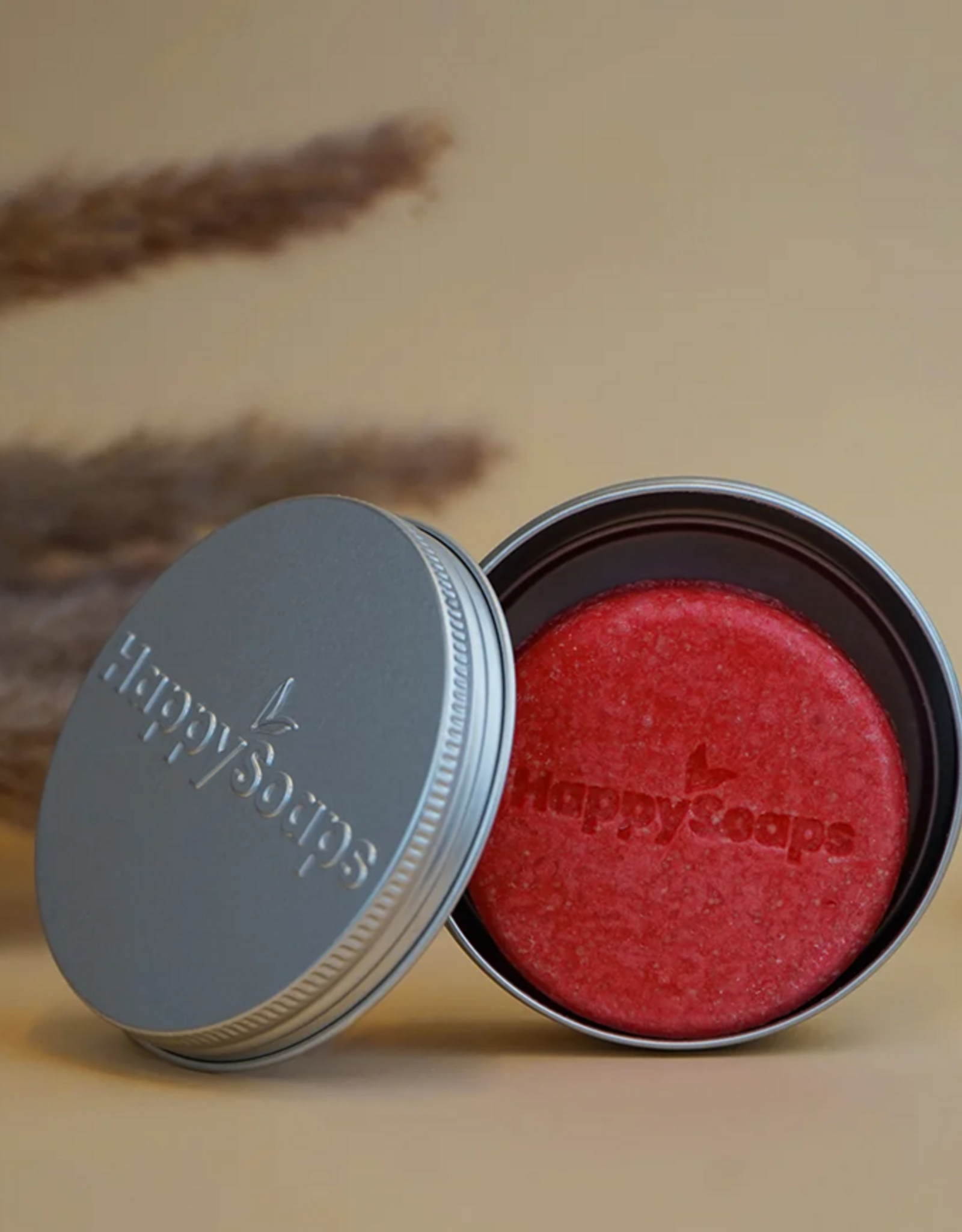 HappySoaps Shampoo Bar Bewaar- en Reisblikje met Uitlekbakje - HappySoaps