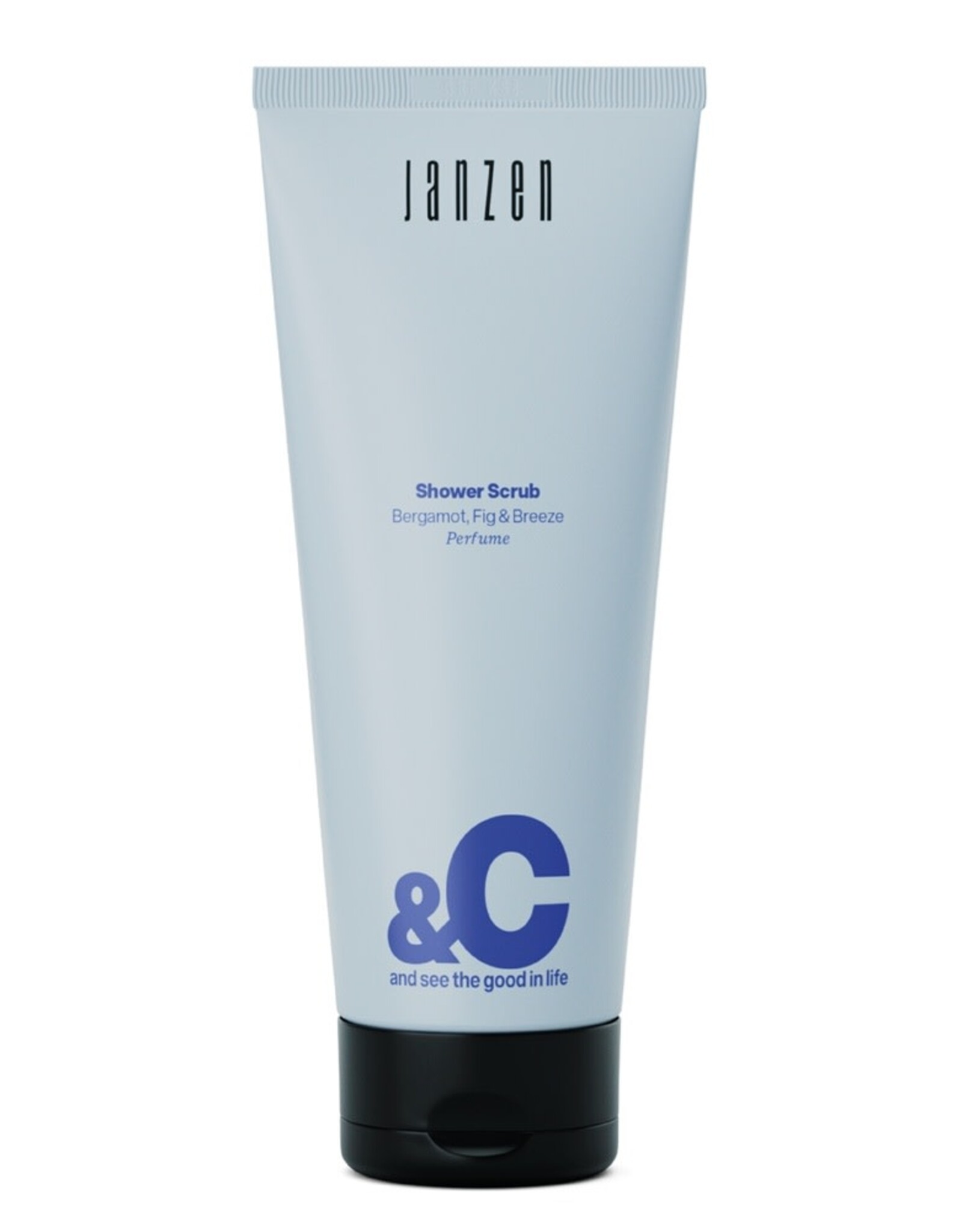 JANZEN Shower Scrub 200ml Bergamot, Fig & Breeze - JANZEN &C