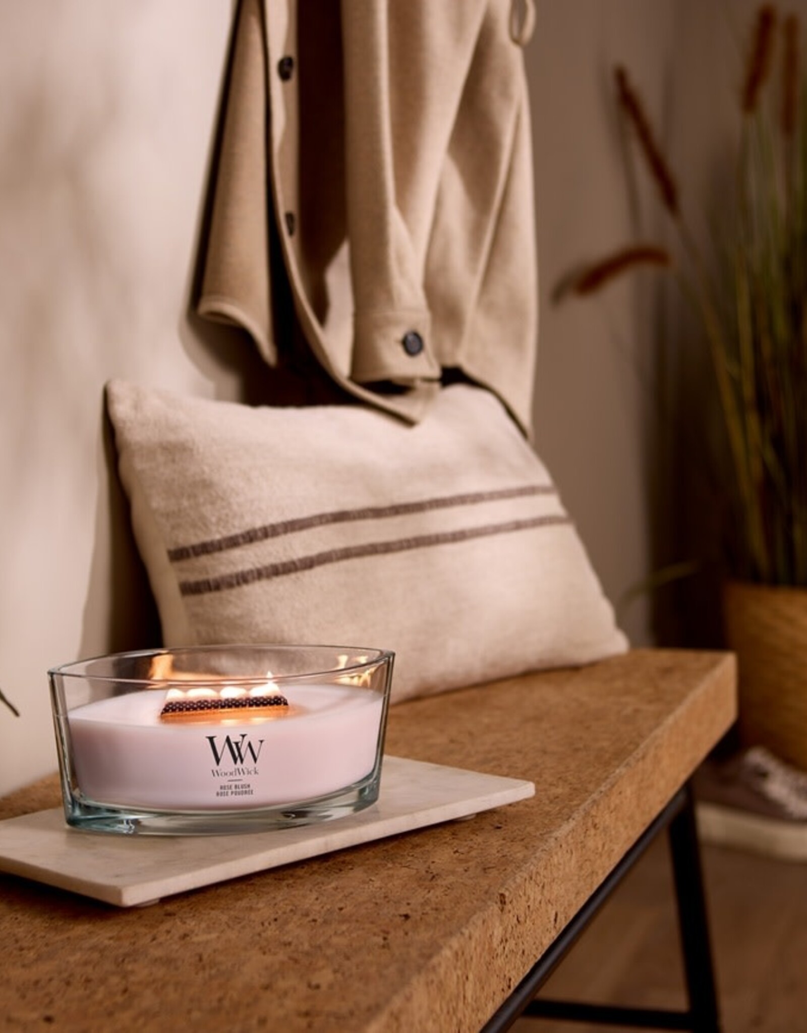 WoodWick Kaars WoodWick "Rose Blush" Ellipse - WoodWick