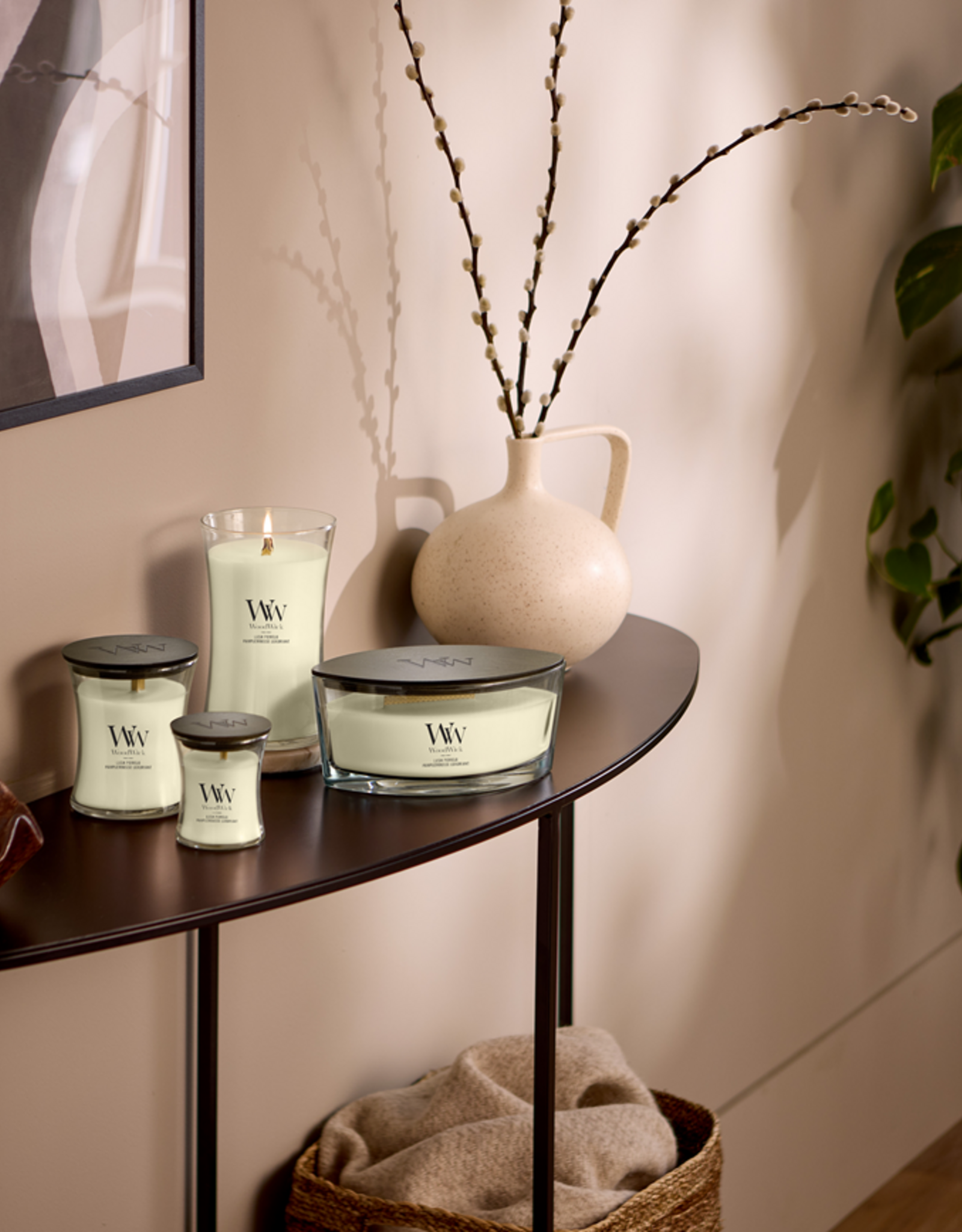 WoodWick Kaars WoodWick "Lush Pomelo" Mini - WoodWick
