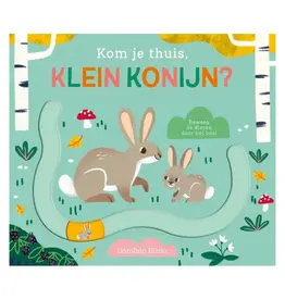 Kom je thuis, klein konijn? - Kartonboek met Schuifjes