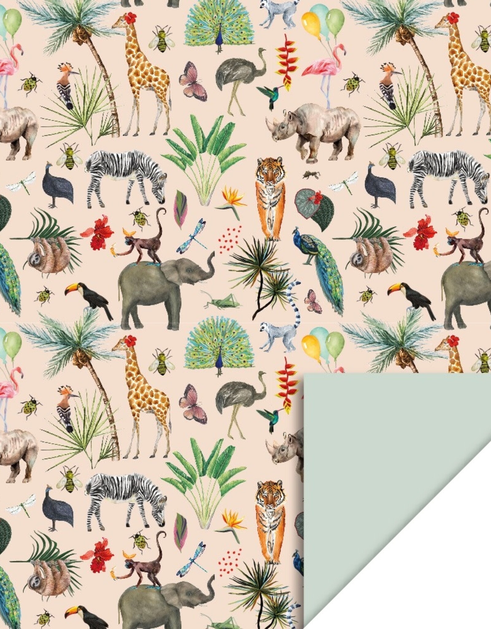 House of Products Inpakpapier Jungle 70cmx3m