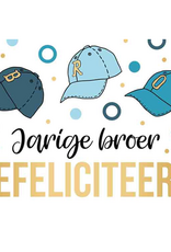 Jarige Broer Gefeliciteerd - Wenskaart Daisy