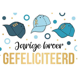 Jarige Broer Gefeliciteerd - Wenskaart Daisy