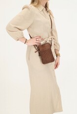 Telefoontasje Bruin - Hide & Stitches