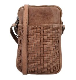 Telefoontasje Bruin - Hide & Stitches