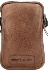 Telefoontasje Bruin - Hide & Stitches