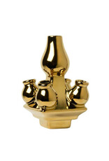 Heinen Delfts Blauw Tulpenvaas Stapelgekte Goud Top 15cm - Heinen Delfts Blauw
