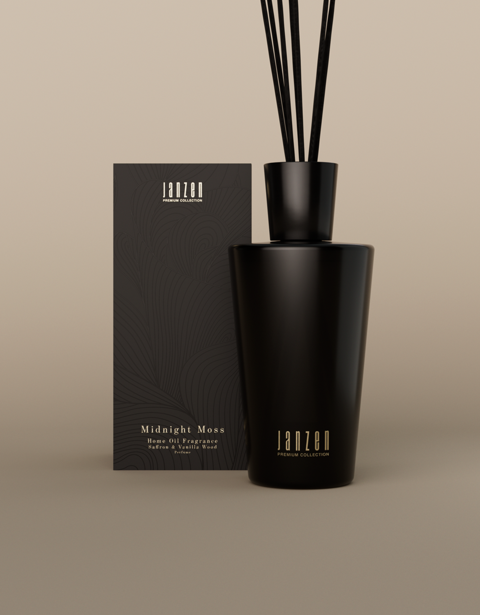 JANZEN Home Fragrance Sticks Midnight Moss 500ml - JANZEN Premium Collection