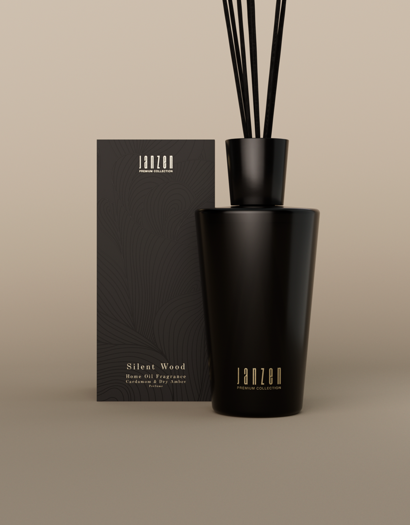 JANZEN Home Fragrance Sticks Silent Wood 500ml - JANZEN Premium Collection